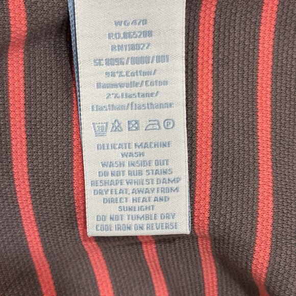 NWT Boden Size 8 Lexington Pink Gray Striped A-Line Pleated Mini Skirt WG470 - Picture 5 of 7